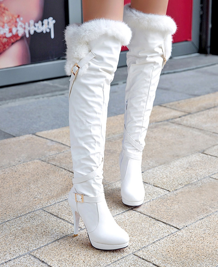 Brautschuhe Overknees für die Braut High Heels&nbsp;Hochzeitsschuhe